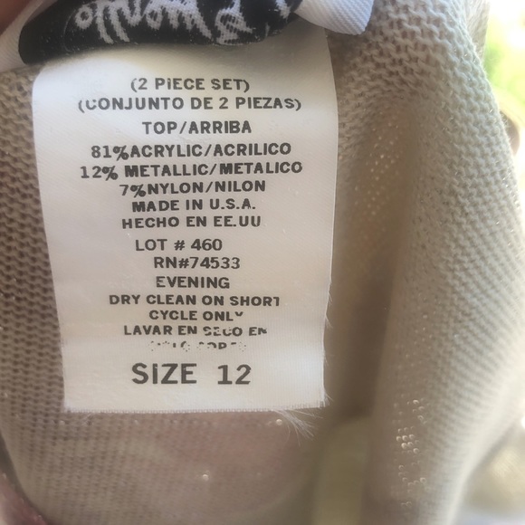 90's cottagecore rose knit tank top - Picture 5 of 5